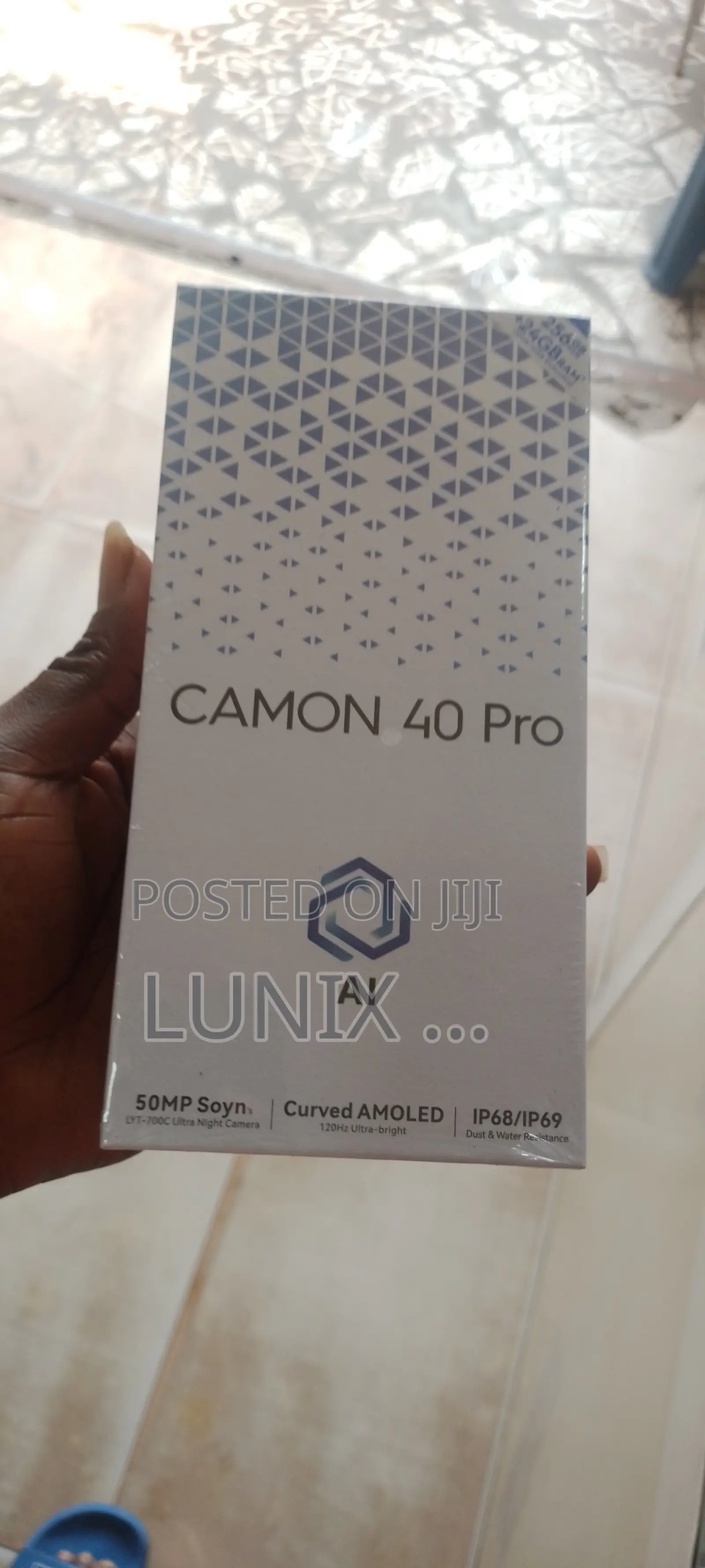 New Tecno Camon 40 Pro 5G 256 GB Black