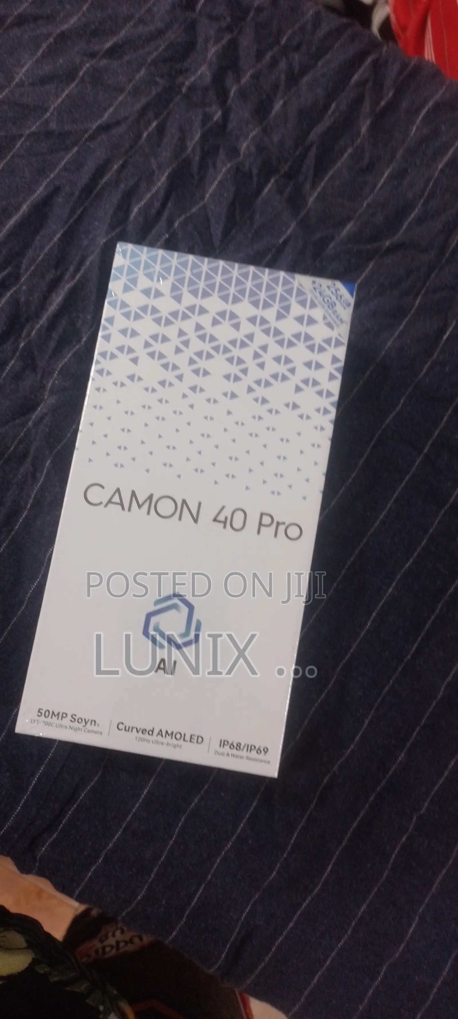 New Tecno Camon 40 Pro 5G 256 GB Black