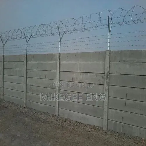Installation of Barb Wire Fence for Residence and Industries
