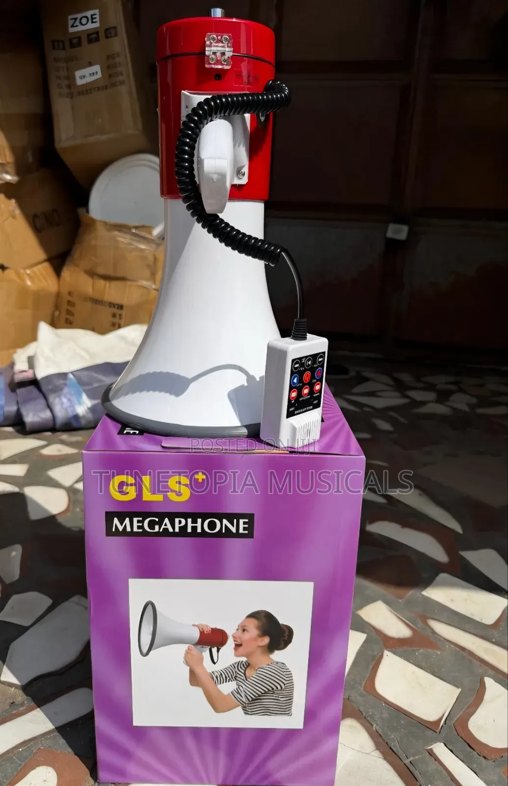 GLS HMP-2508usb Is a 50-Watt Rechargeable Megaphone