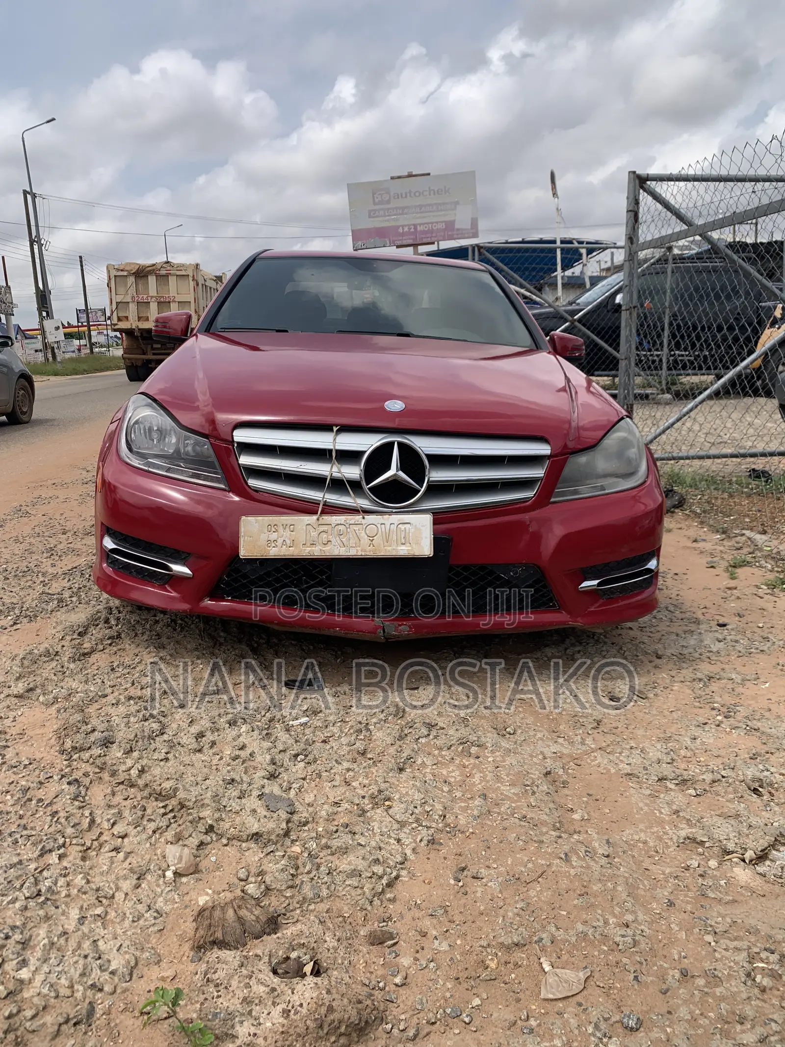 Mercedes-Benz C250 2013 Red