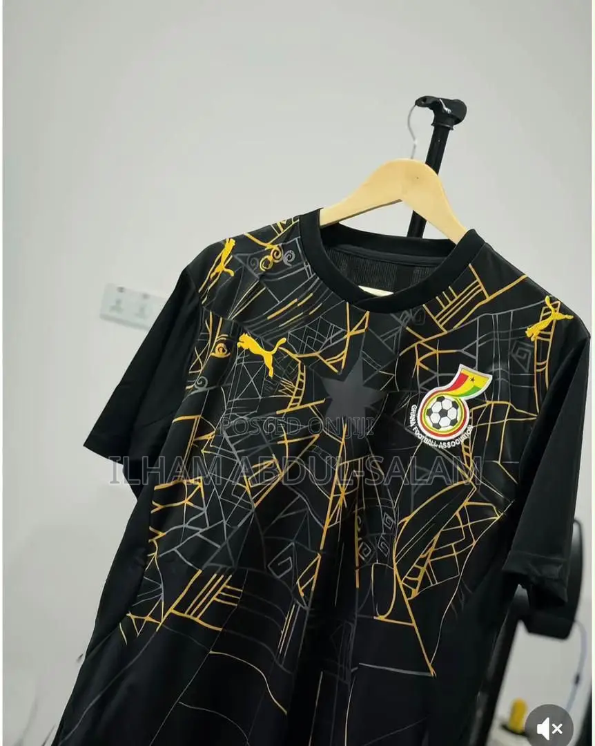Black Ghana Home Jersey