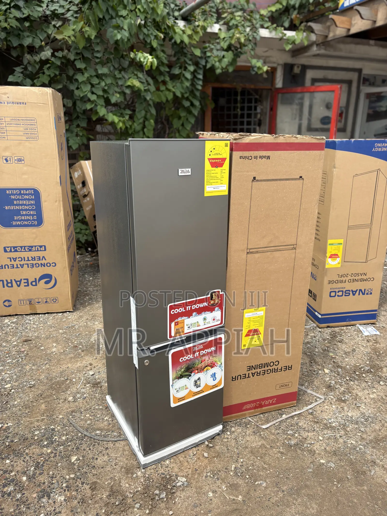 Order Quality Zara-240bf Double Door Electric Refrigerator 