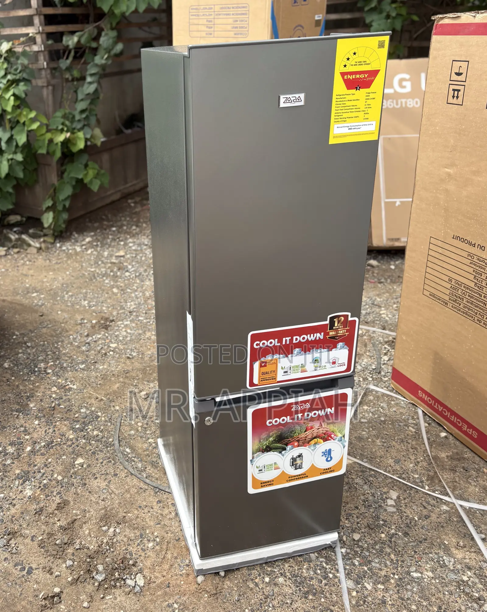 Super Affordable Zara Bottom Mount Freezer Fridge(240bf) 