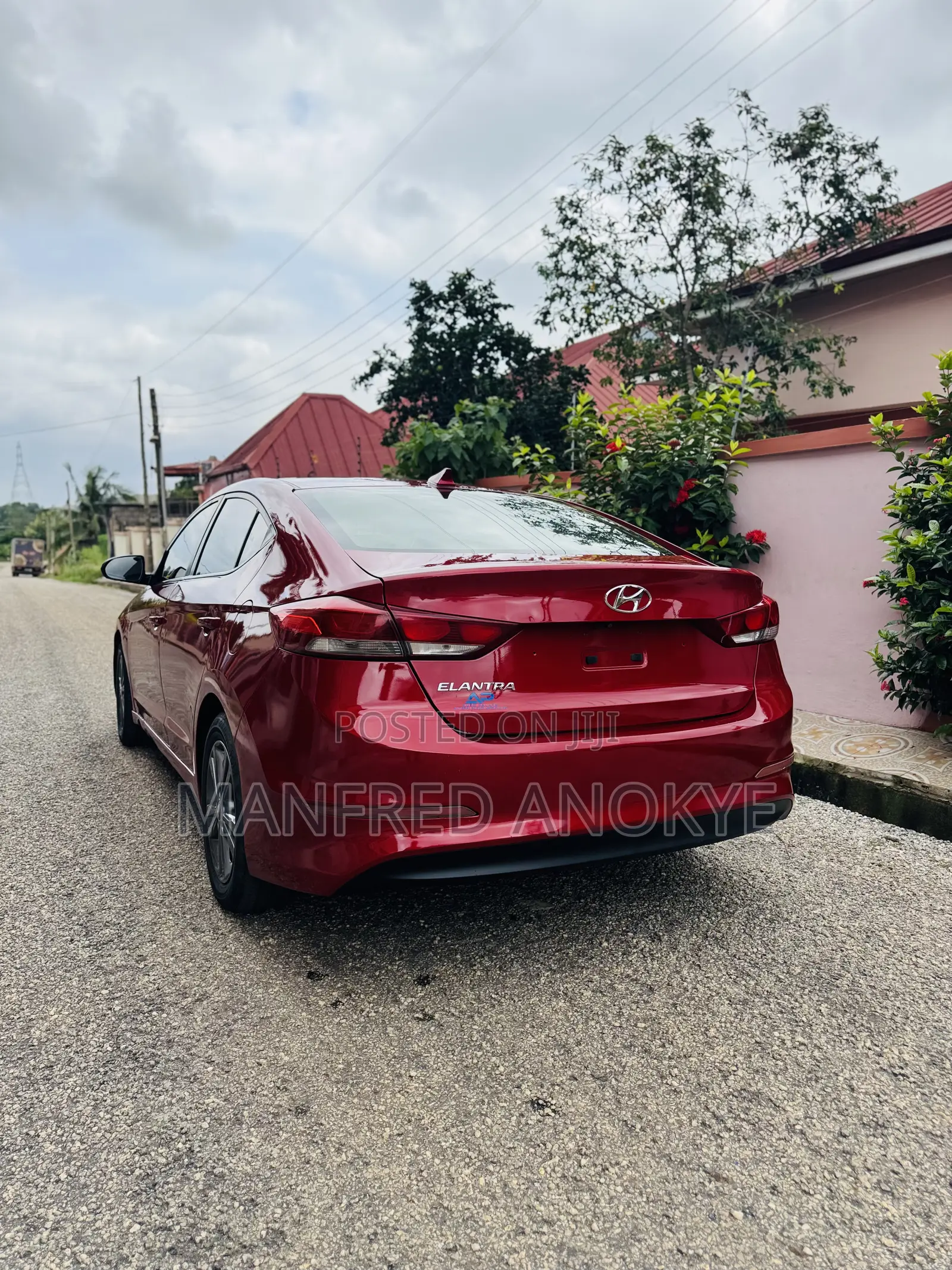 Hyundai Elantra 2017 Red
