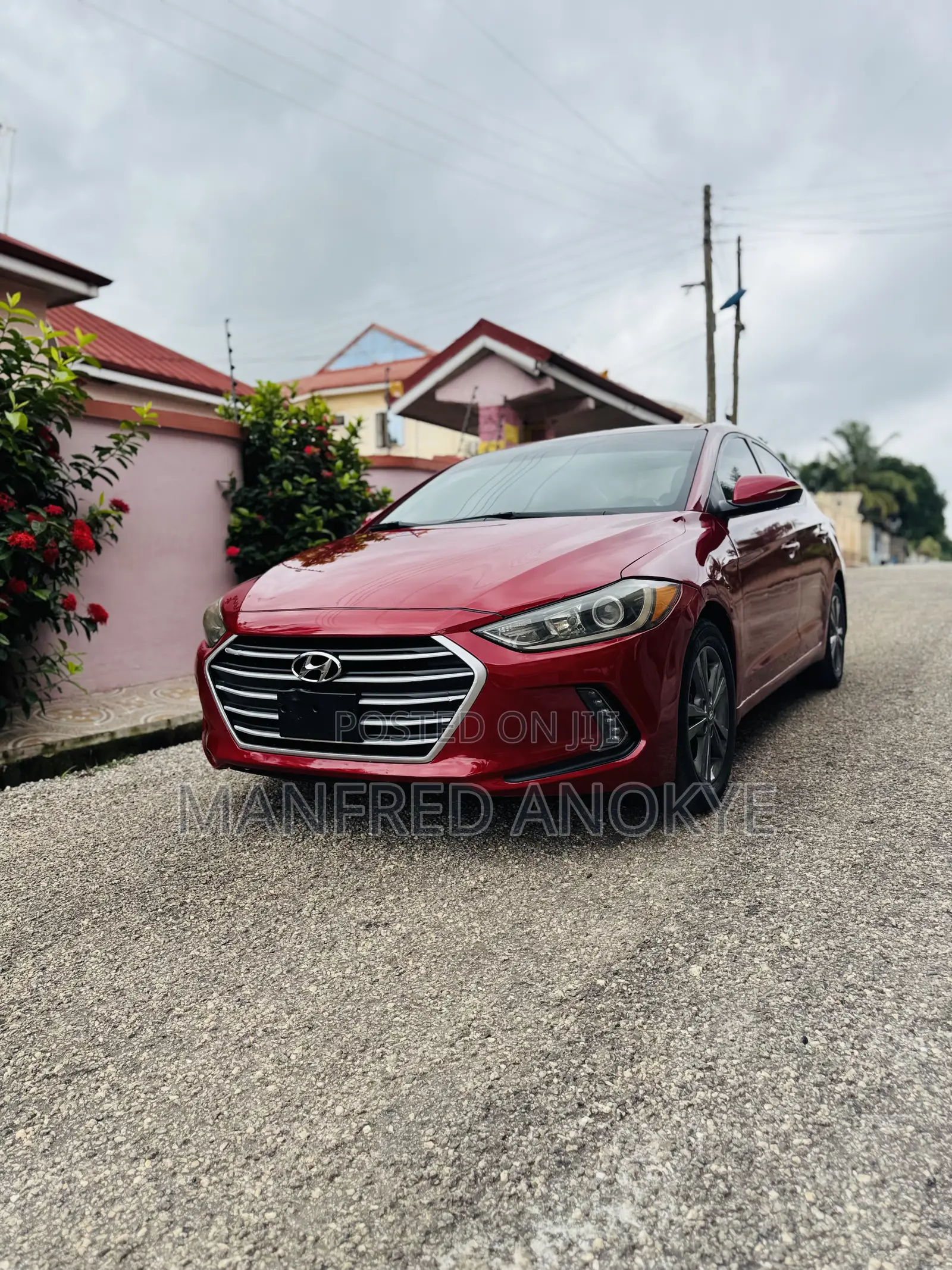 Hyundai Elantra 2017 Red