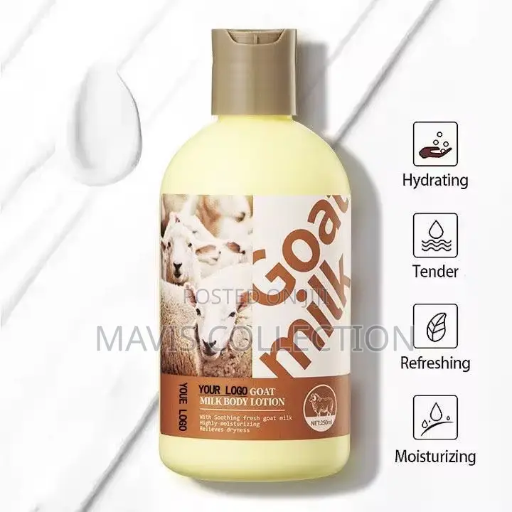 Goat Milk Shower Gel. Two for 80ghc