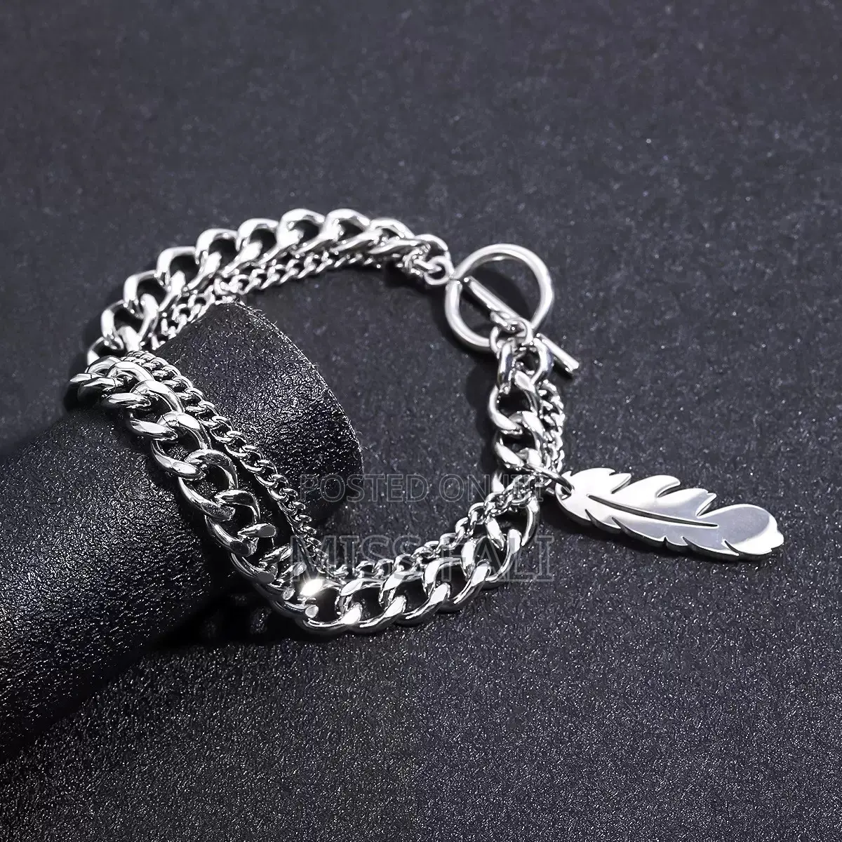 Aether Feather Chain Bracelet