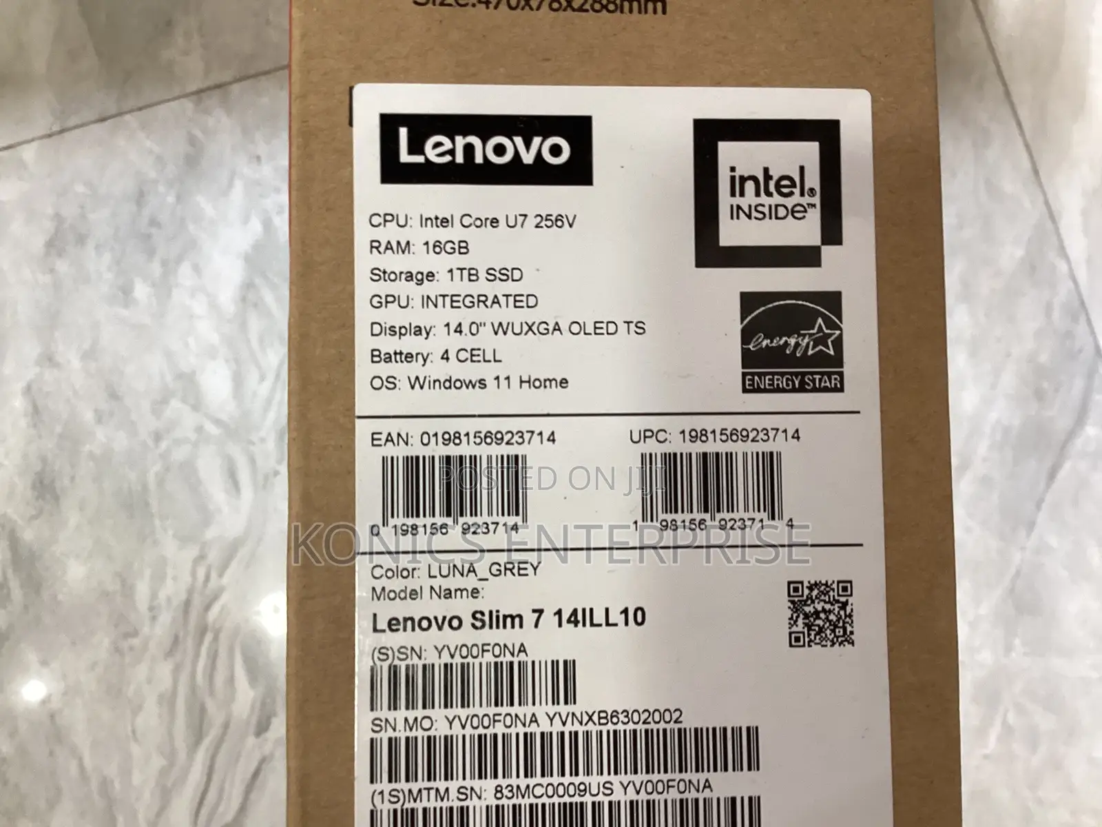 New Laptop Lenovo 16GB Intel Core Ultra 7 SSD 1T