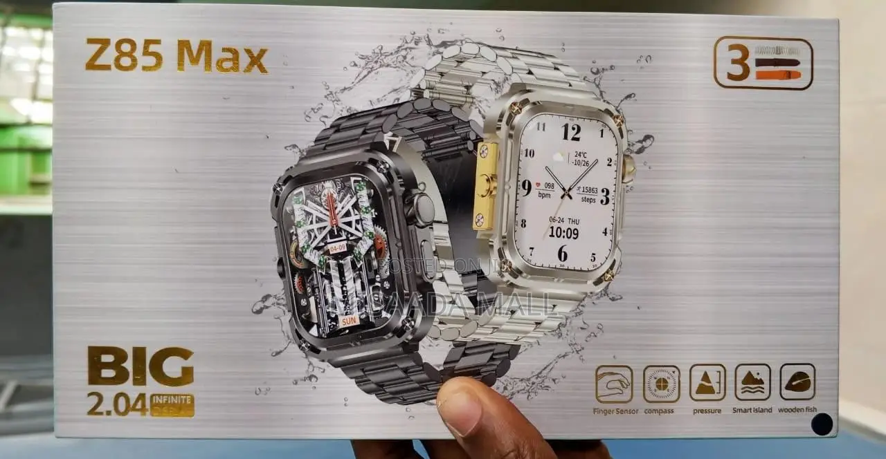 Z85 Max Big 2.04 Infinite Display Smart Watch