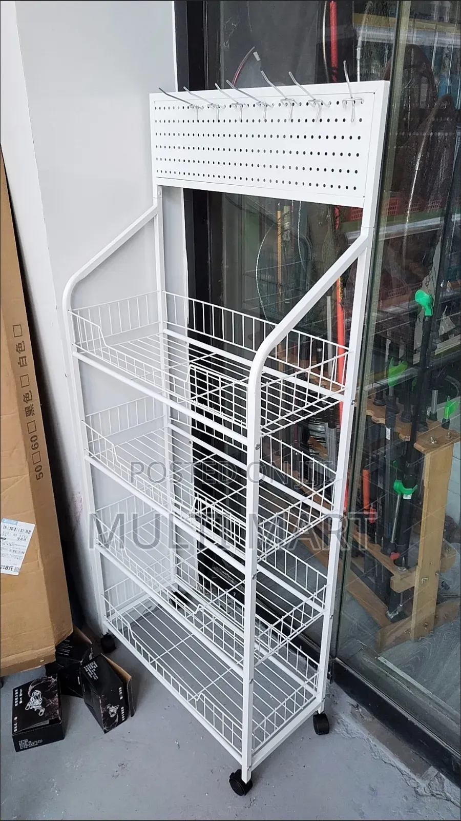 Storage Rack, Trolley Display Storage