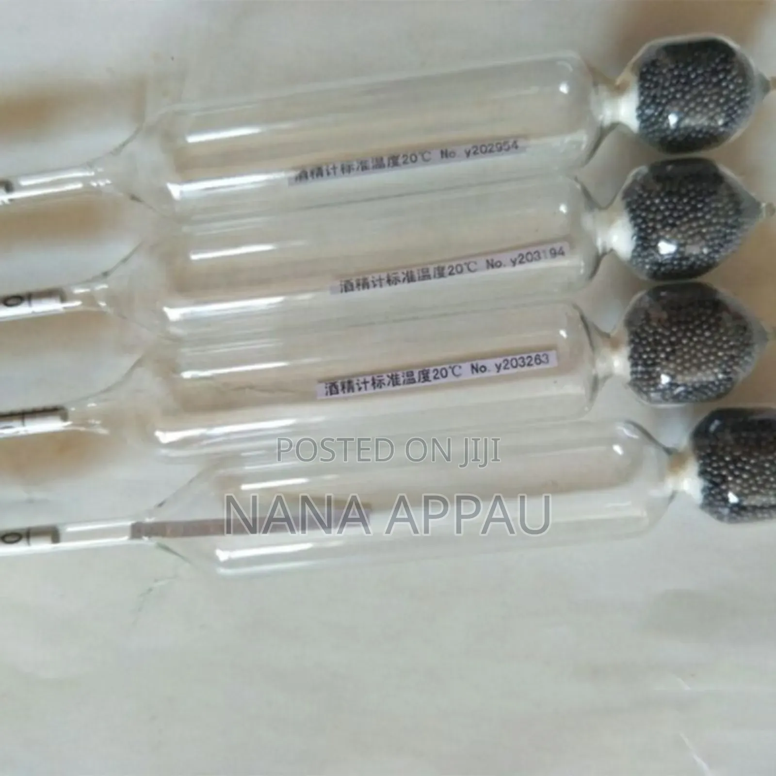Alcohol Hydrometer 0% to 50% .
