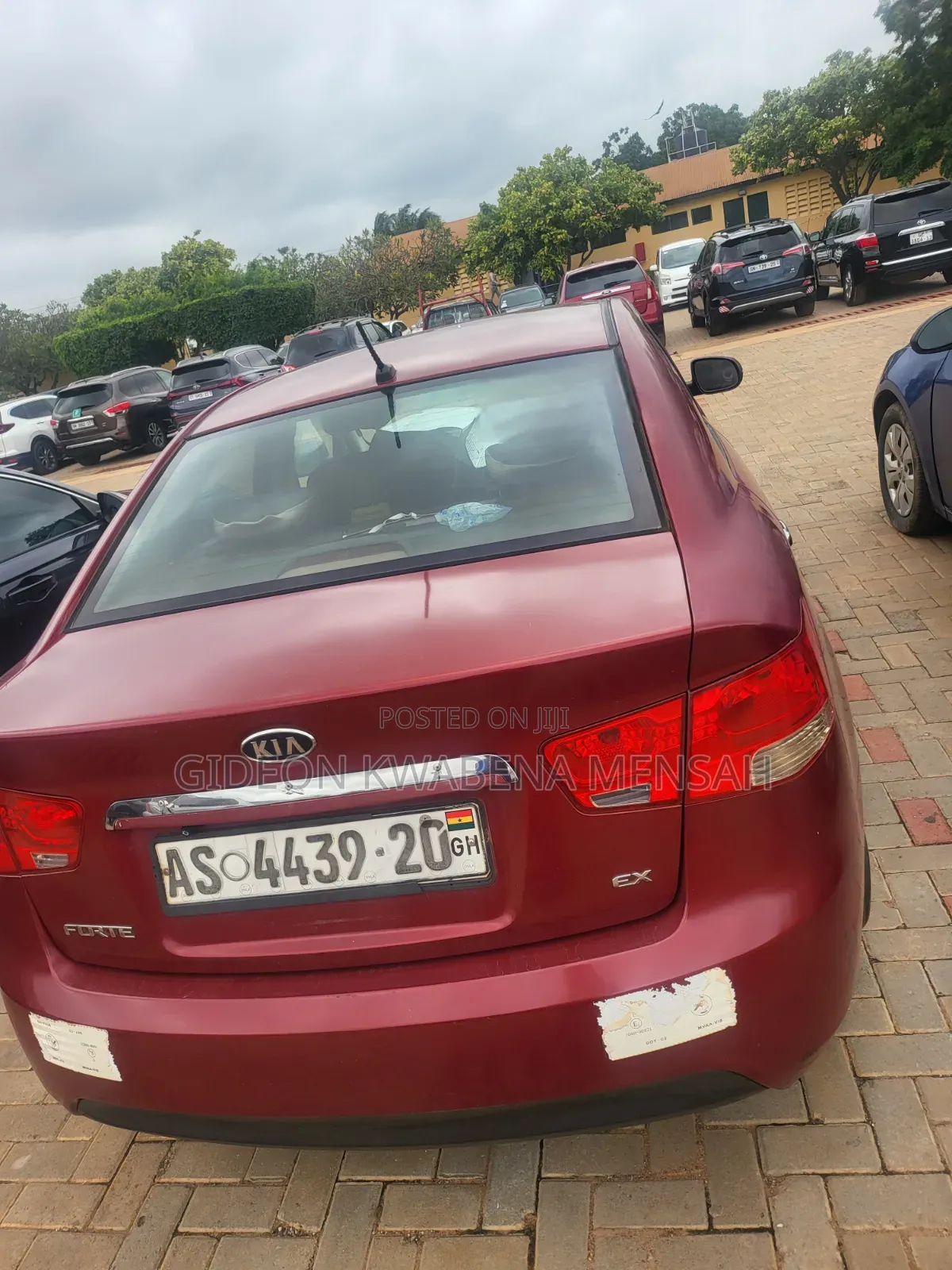 Kia Forte EX Sedan 2013 Red