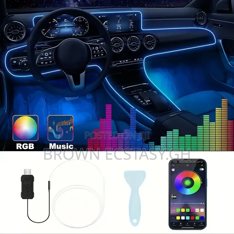 Car Dashboard Ambient Light, 3 Meters (Phone Control)