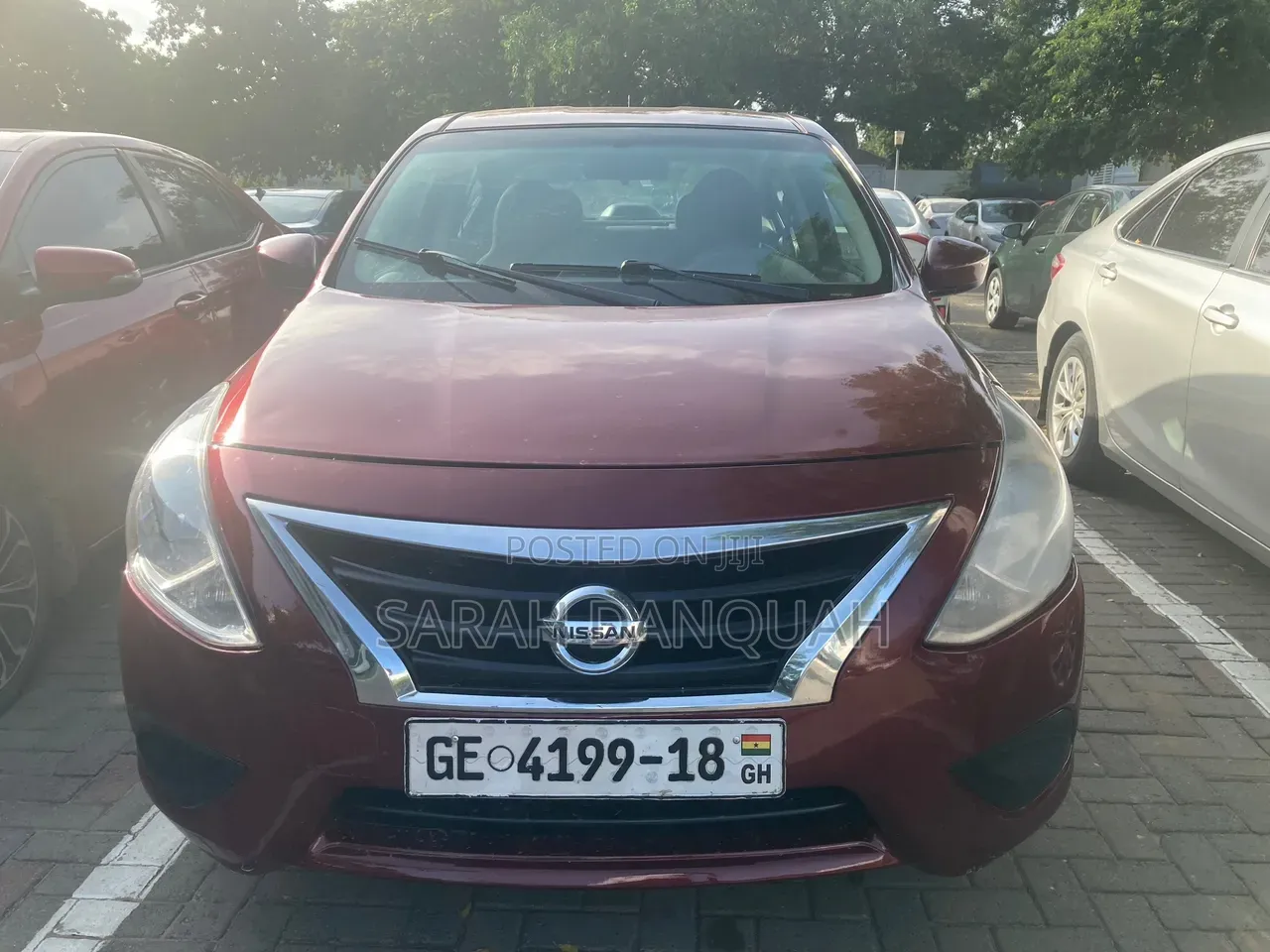 Nissan Versa 2016 Red
