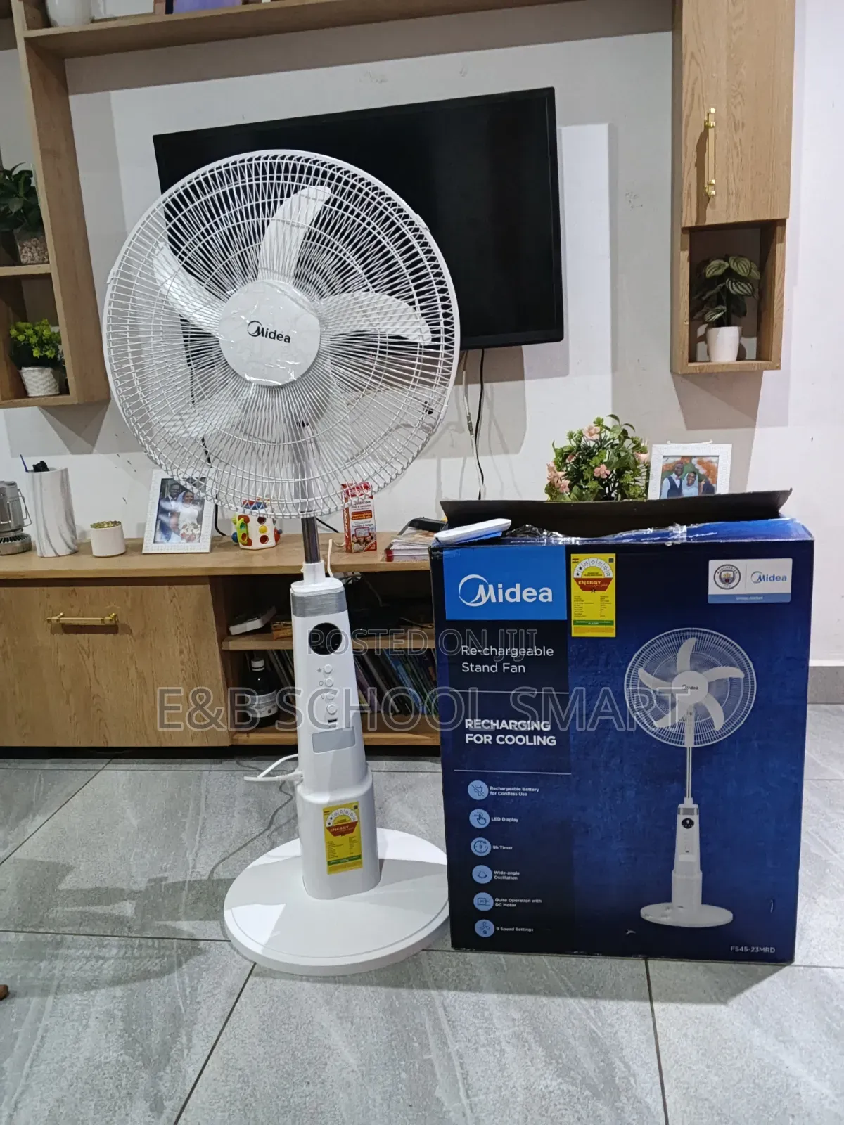 High Quality 18 Inch Rechargeable Fan With Multiple Speed Control