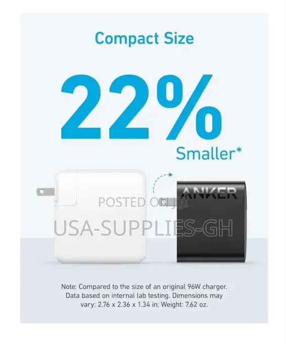 Anker 317 Charger (100w Usb-c) Laptop Macbook Charger From Usa