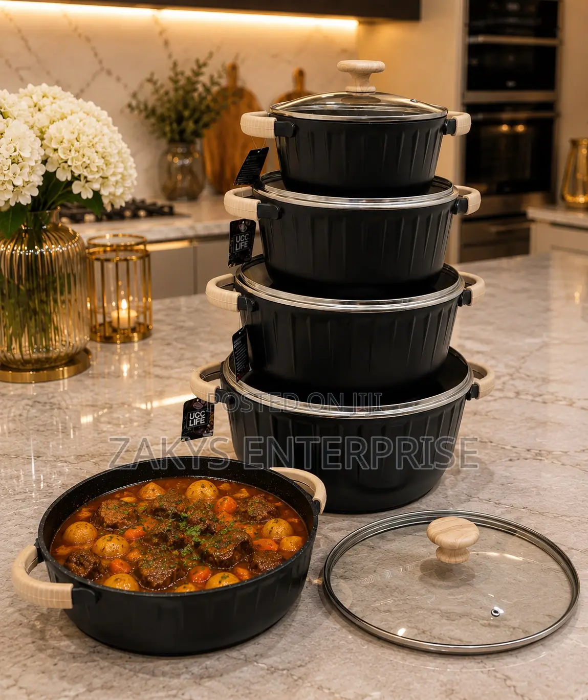 High Quality Granite Momco Cookware Set 10pcs