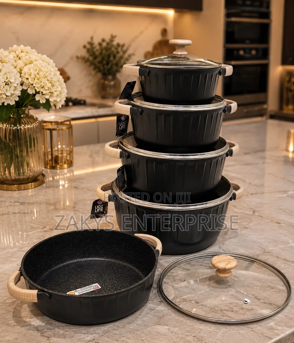 High Quality Granite Momco Cookware Set 10pcs