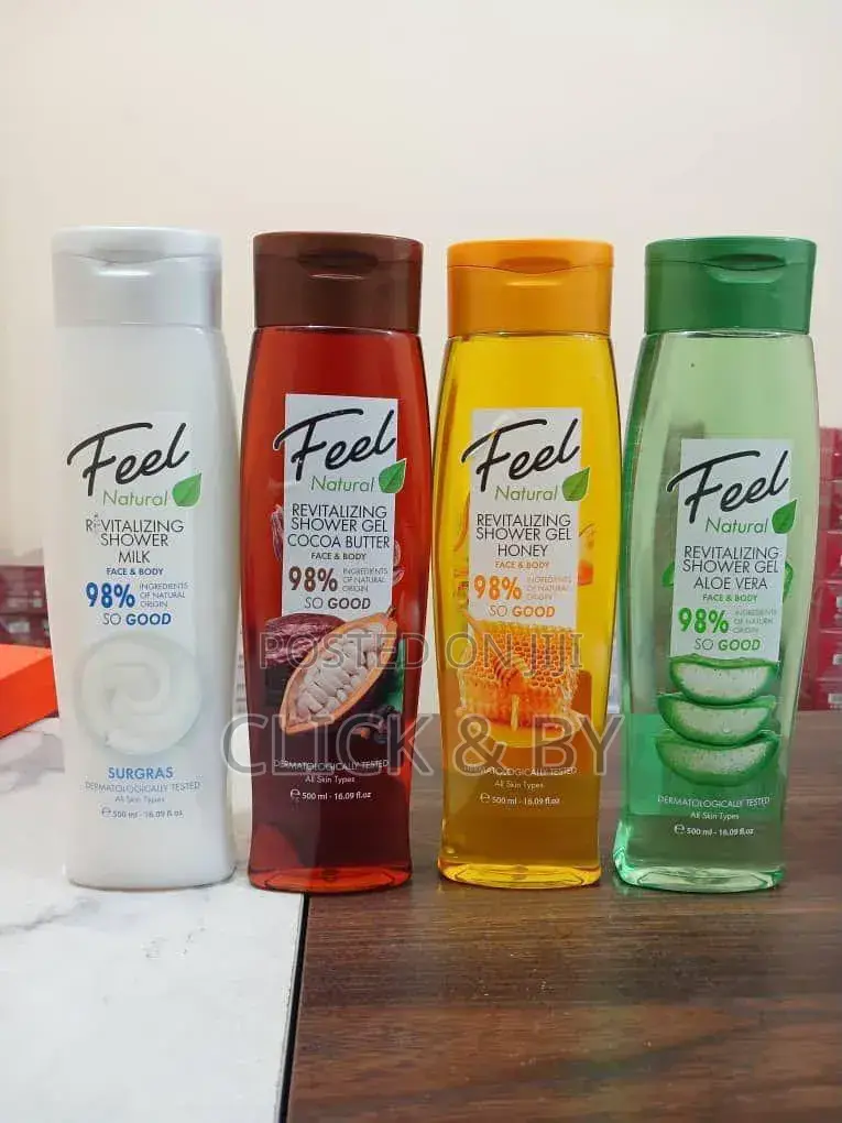 Feel Natural Revitalizing Shower Gel and Shower Milk