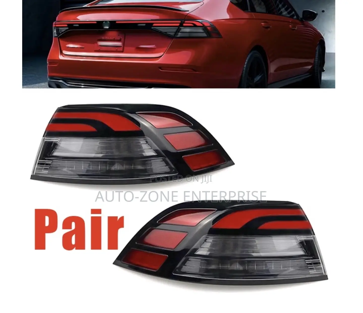 Honda According 2023 2024 2025 Taillights Pair