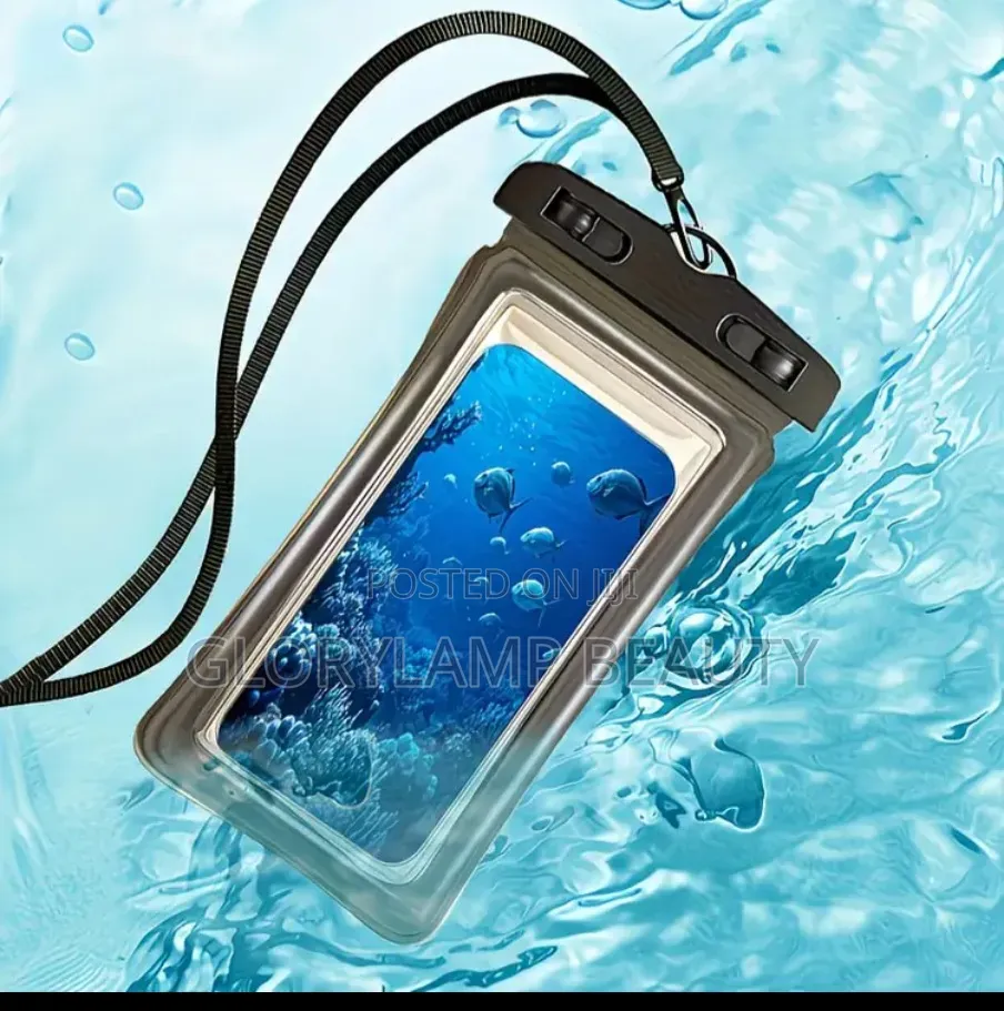 Universal Waterproof Phone Pouch – Pink – Floating Underwater Dry Bag