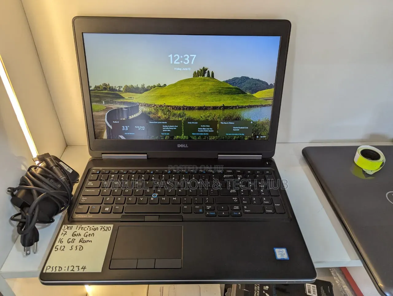 Laptop Dell Precision 7520 16GB Intel Core i7 SSD 512GB