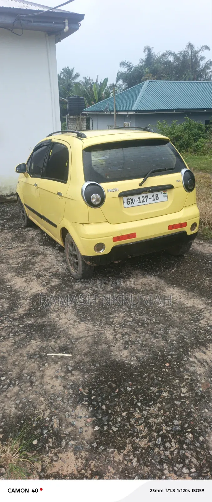 Daewoo Matiz 2009 Yellow