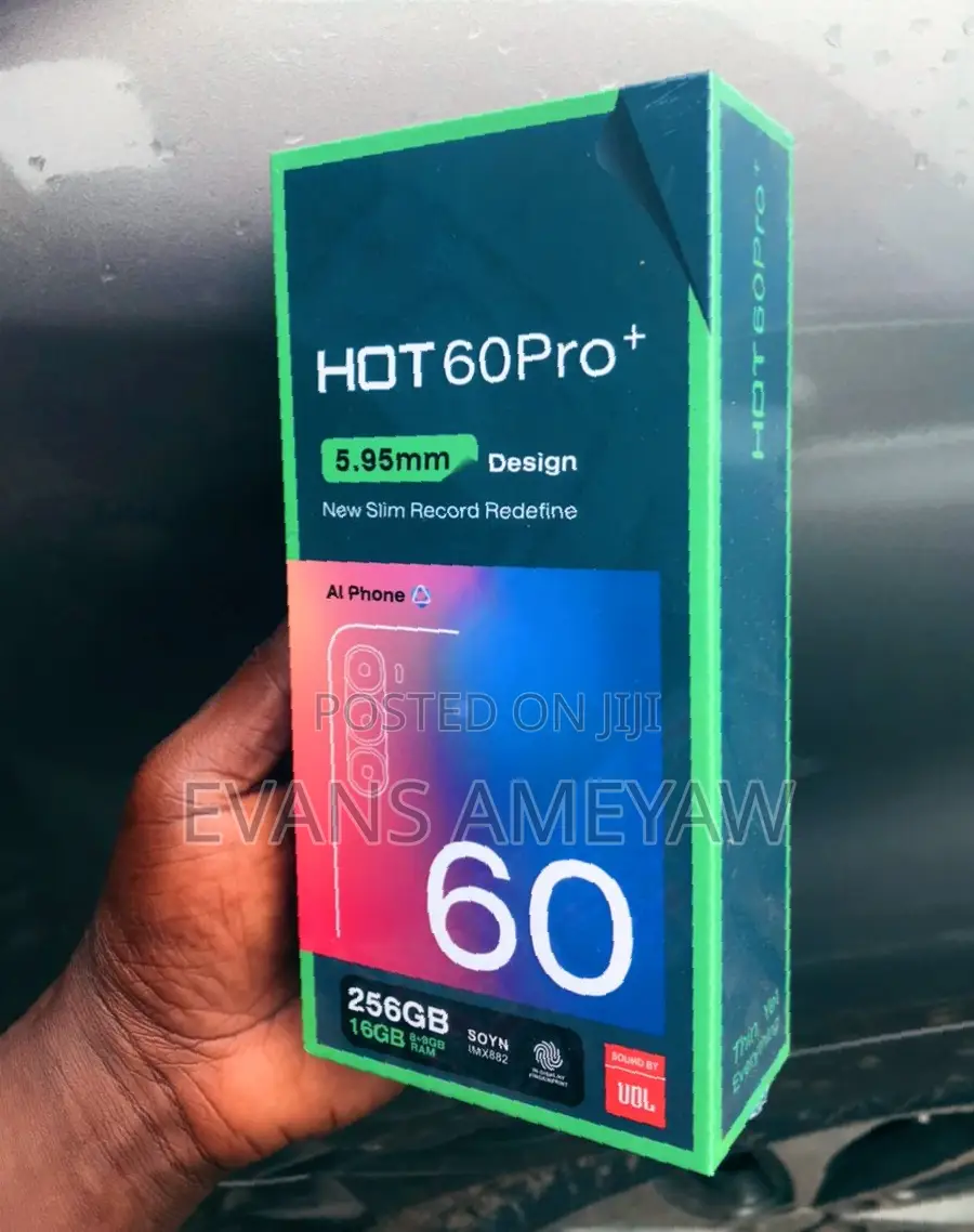 New Infinix Hot 60 Pro+ 256 GB Black