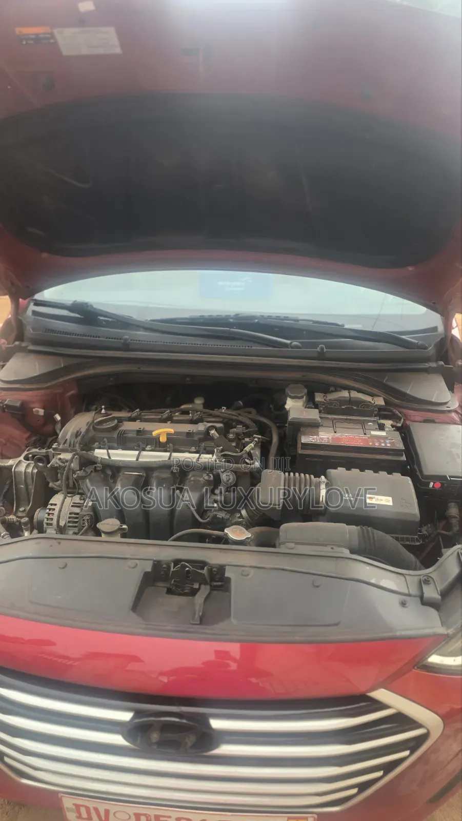 Hyundai Elantra 2017 Red