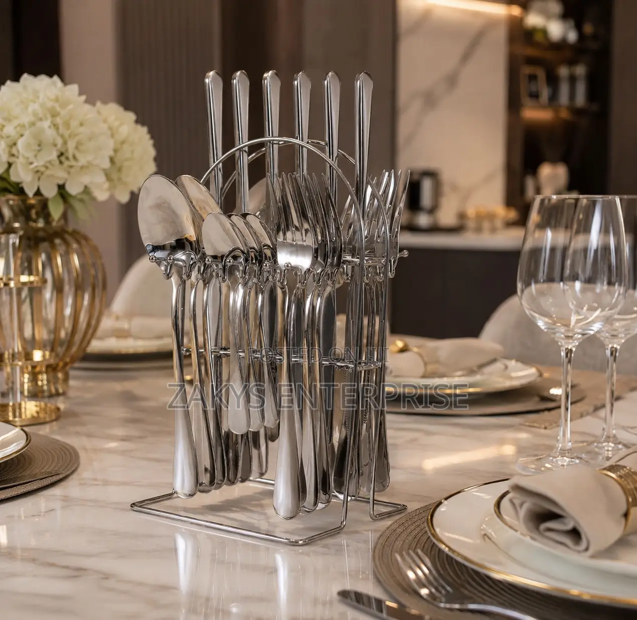 Stainless Steel Cutlery Set 24pcs