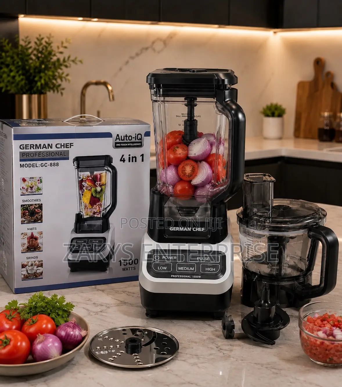 German Chef Auto Iq Professional Blender 4in1