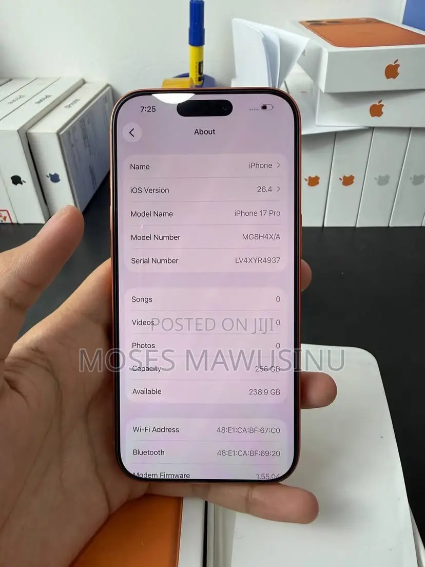 Apple iPhone 17 Pro 256 GB Orange