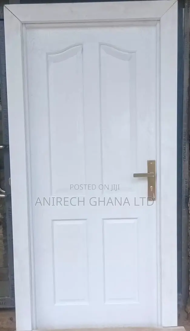 4 White Panel Door + Frames + Architraves