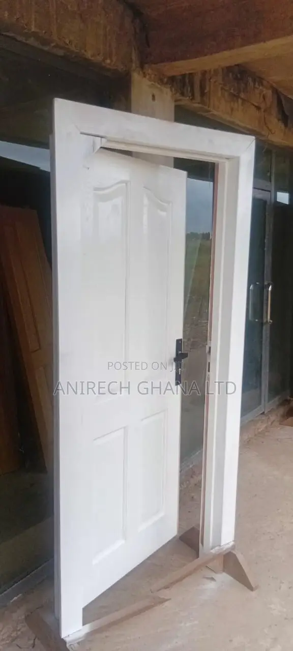 4 White Panel Door + Frames + Architraves