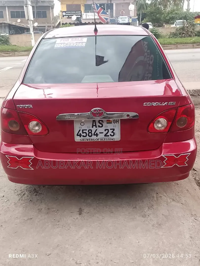 Toyota Corolla 2008 Red