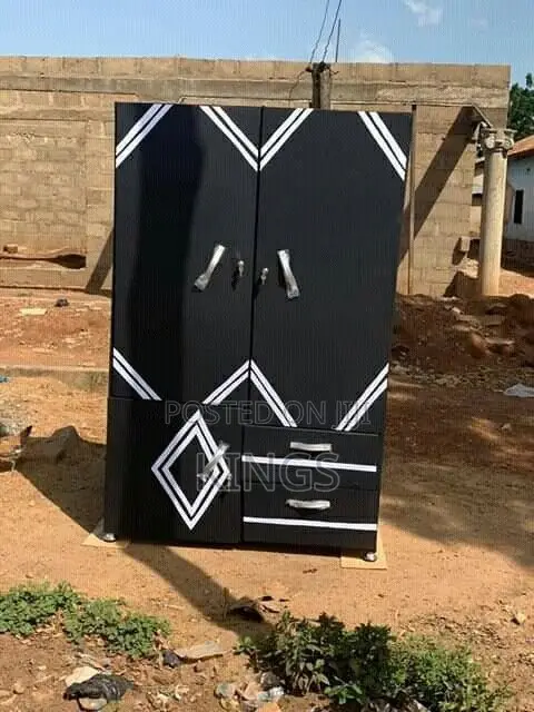 Brand New 2-in-1 Wooden Wardrobe (Payment on Delivery)