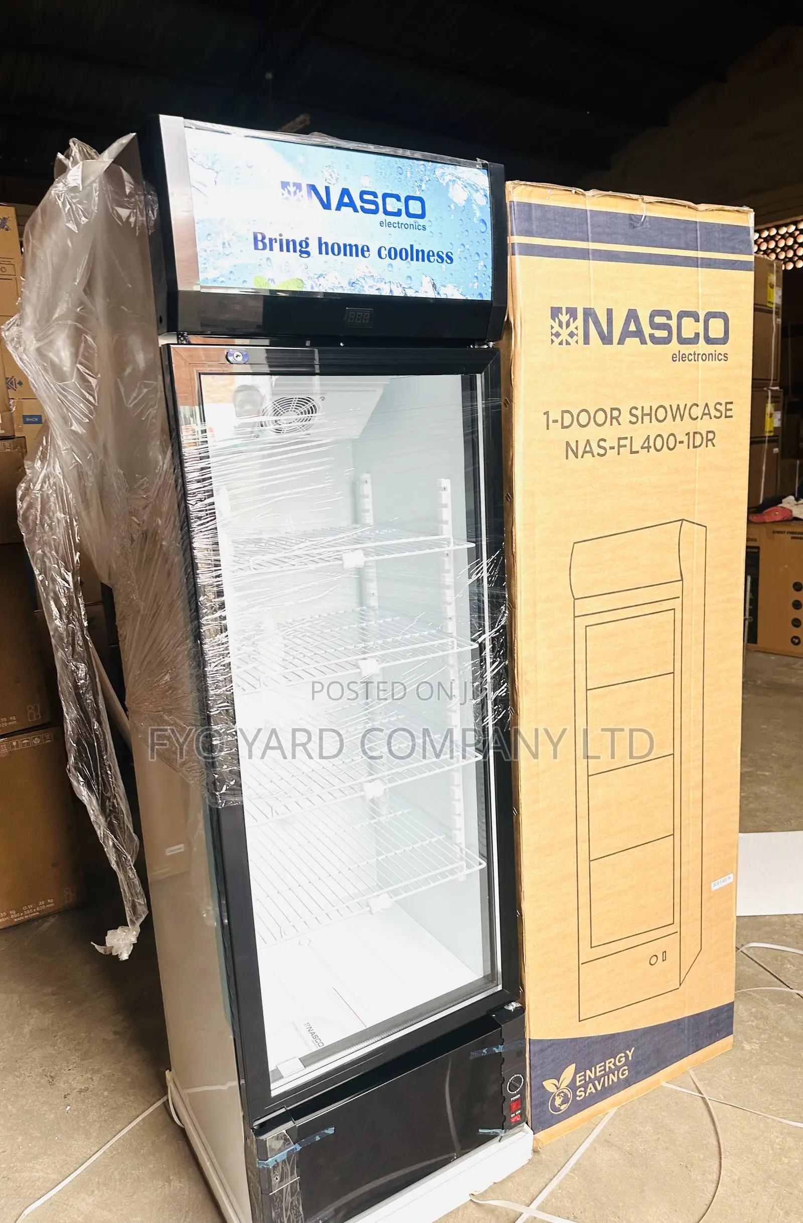Quality Made 358ltr Nasco Beverage Cooler Display Fridge New Inbox