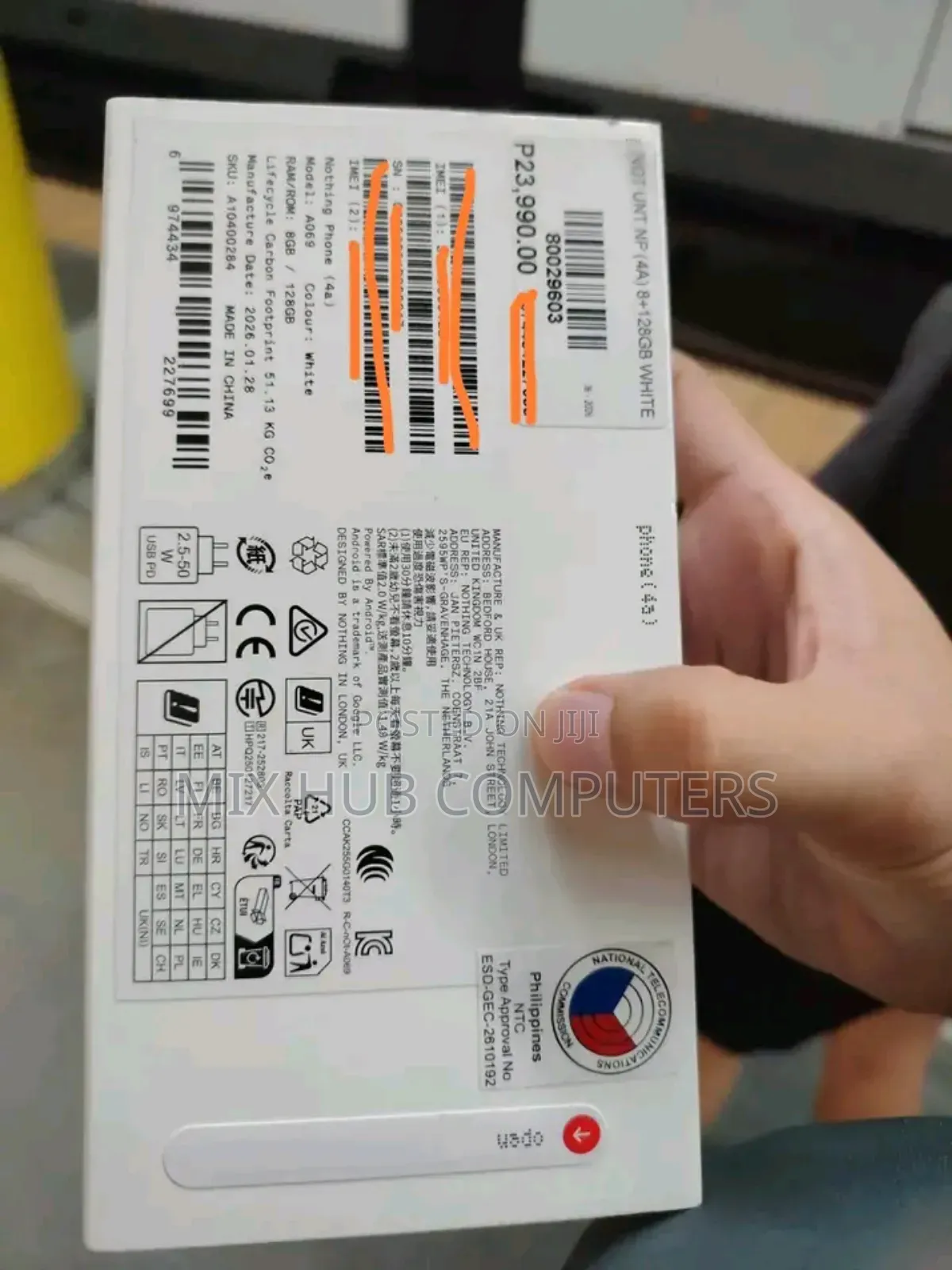 New Nothing Phone 4a 128 GB Silver