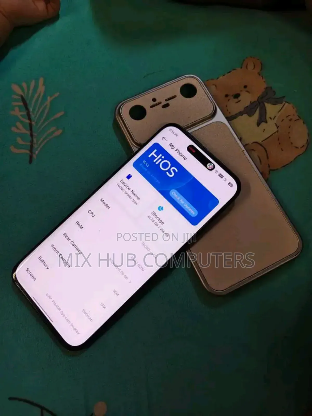 New Tecno Spark Slim 256 GB Black