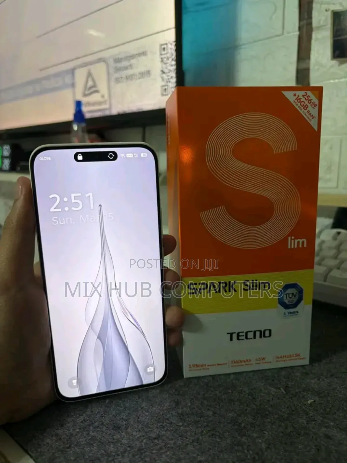 New Tecno Spark Slim 256 GB White