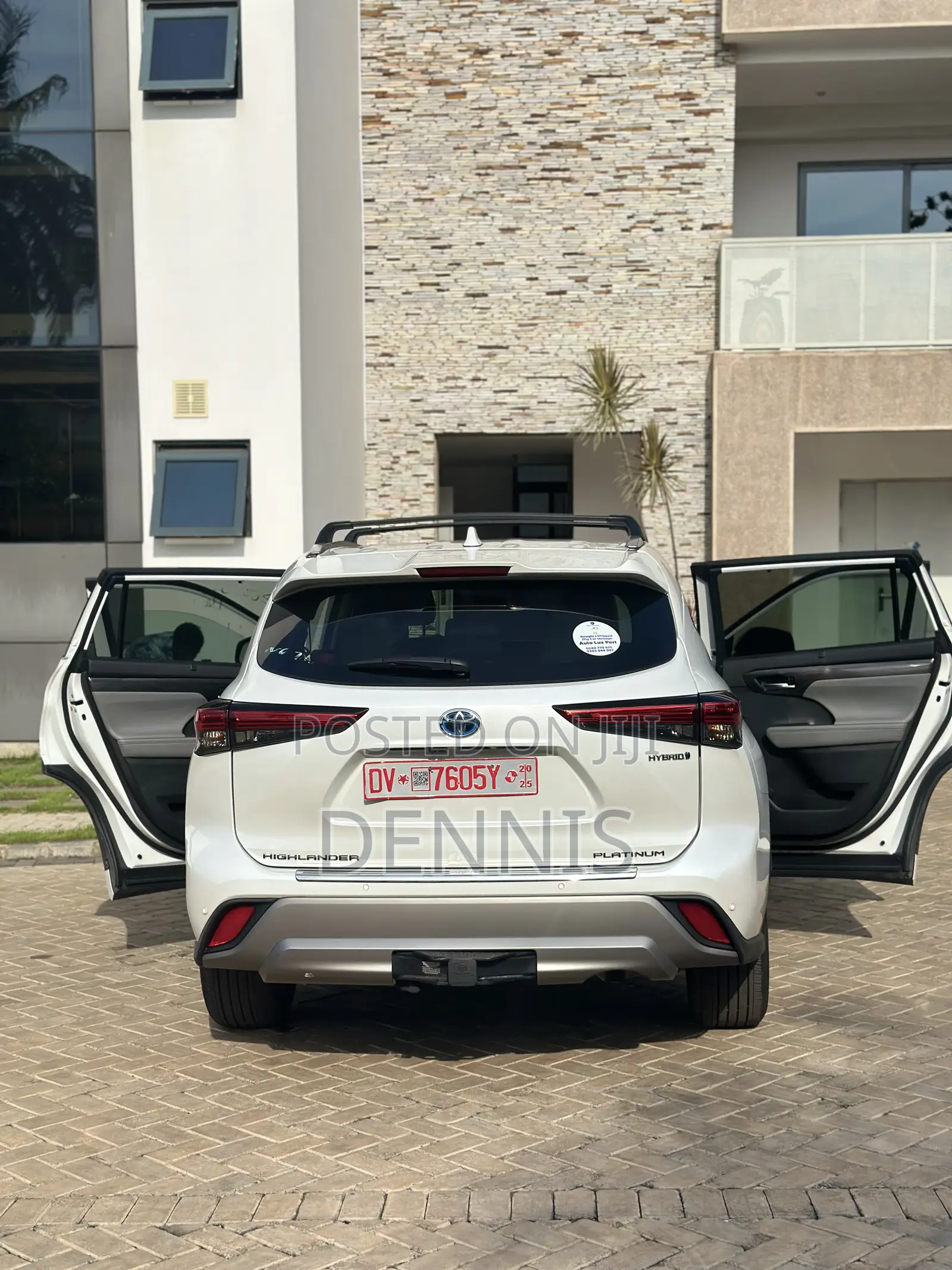 Toyota Highlander Platinum AWD 2023 White