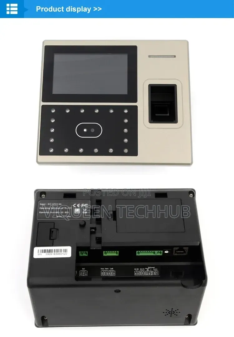 Uface-800 +Fingerprint+Term Access +Fingerprnt+Password
