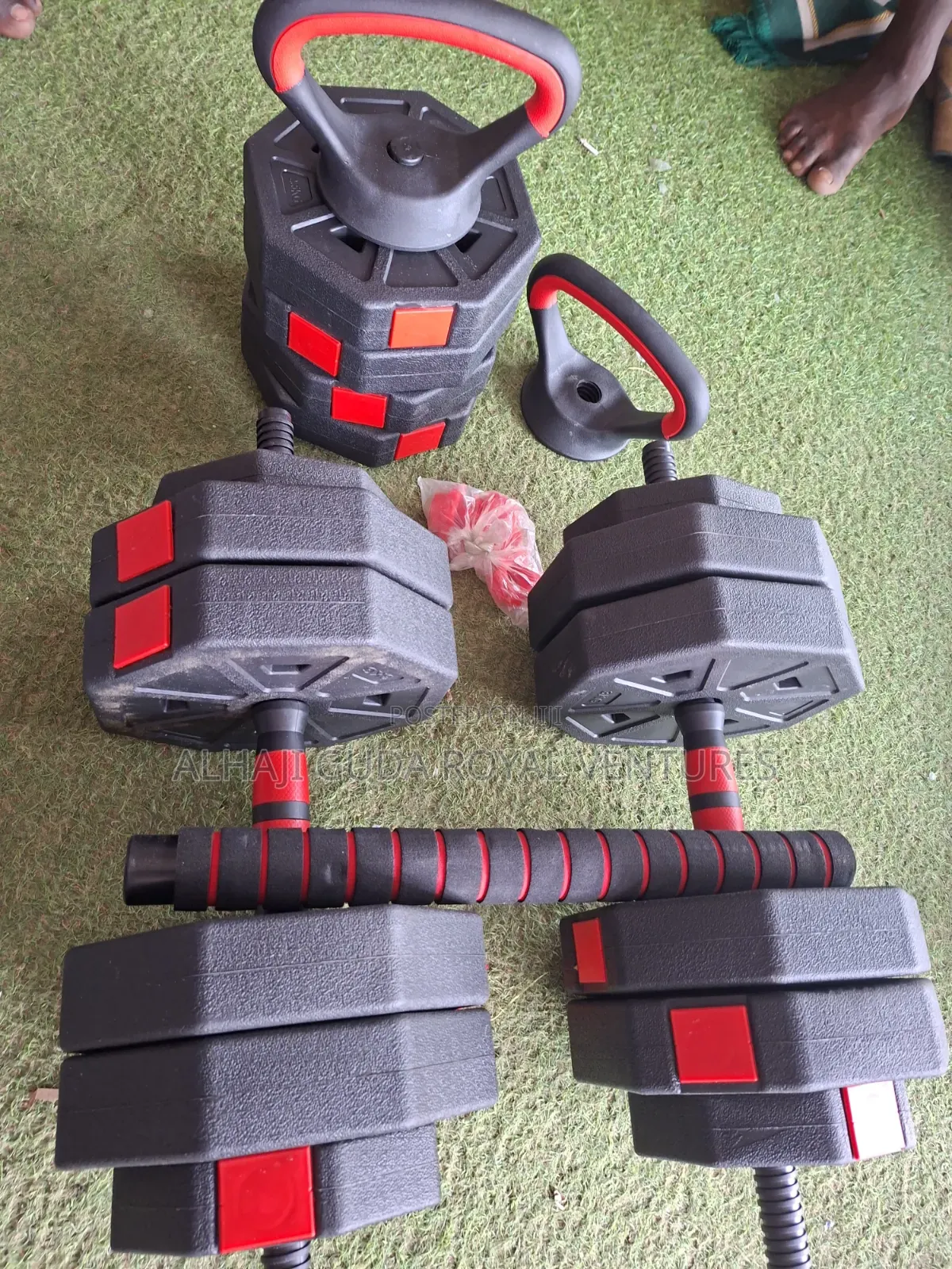 Adjustable 40kg Dumbells