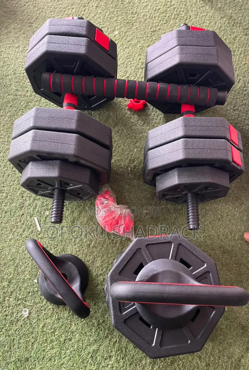 Adjustable 40kg PVC Dumbbells