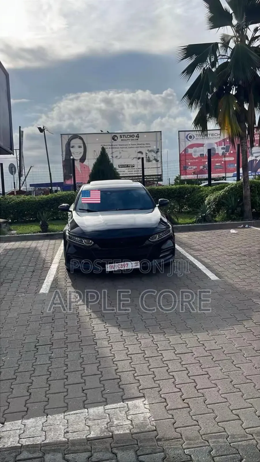 Honda Accord Sport (2.0L 4cyl Turbo 10A) 2019 Black