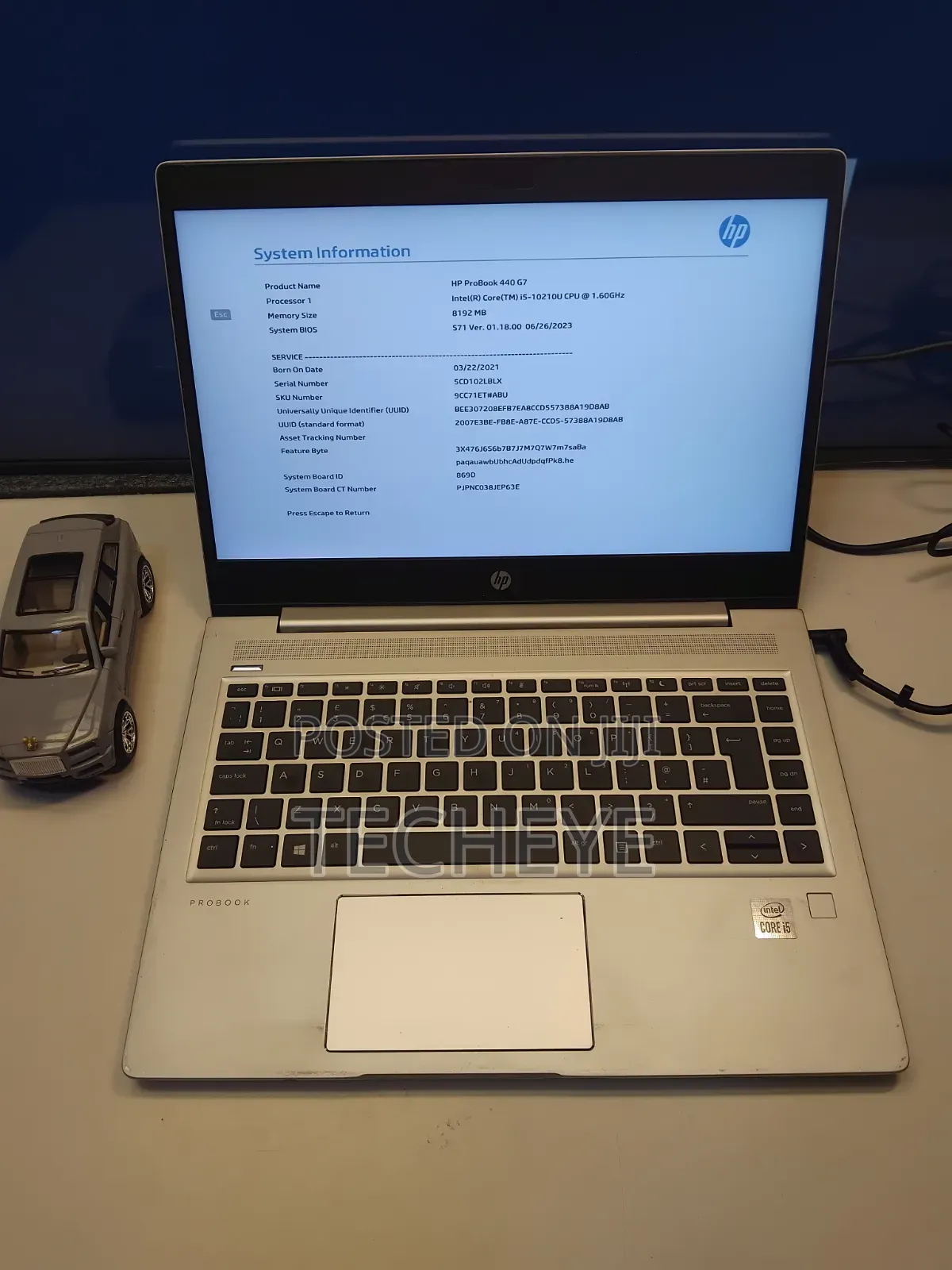 Laptop HP ProBook 440 G7 8GB Intel Core i5 SSD 256GB