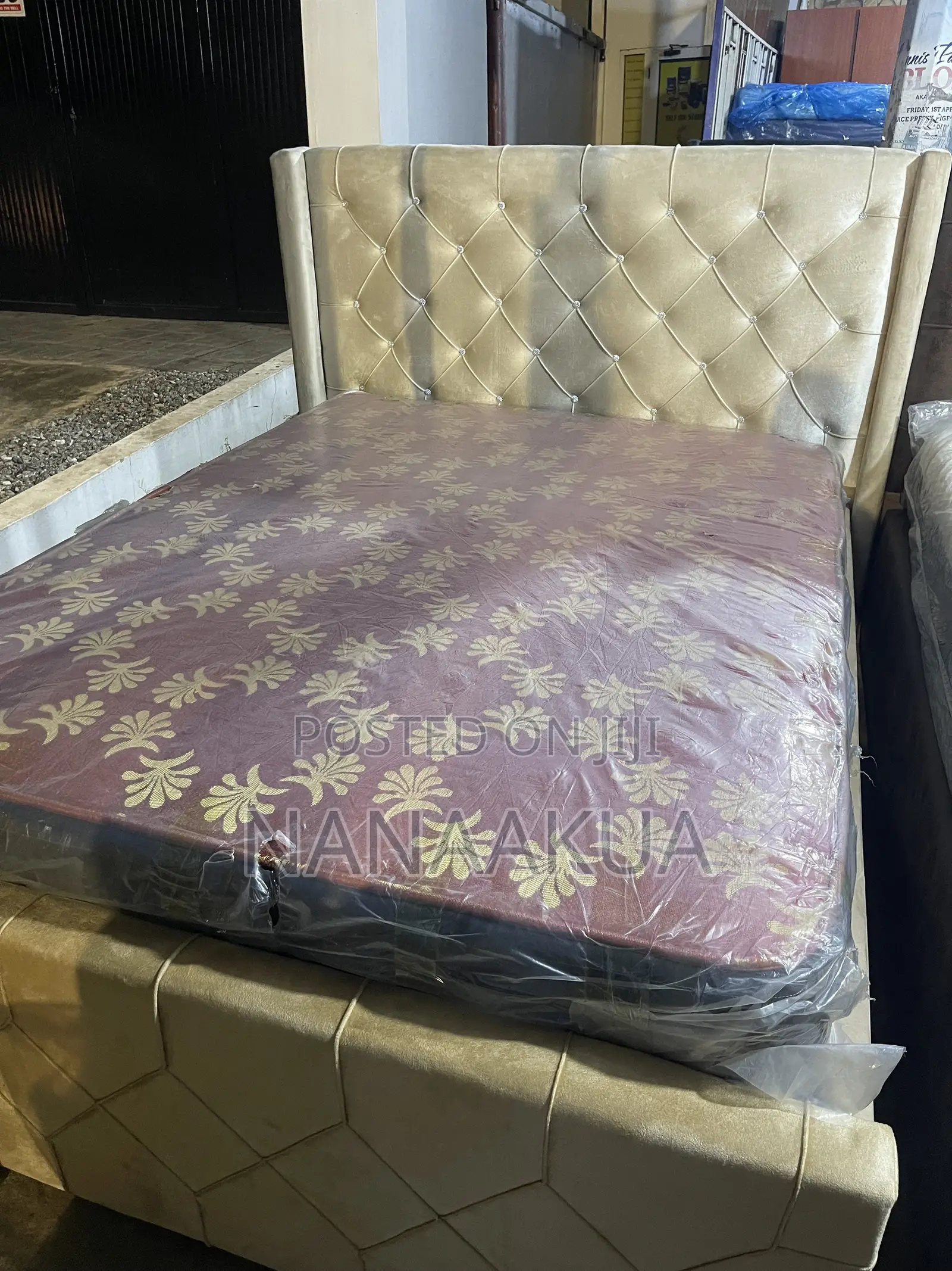 Double Bed Frame With Mattress