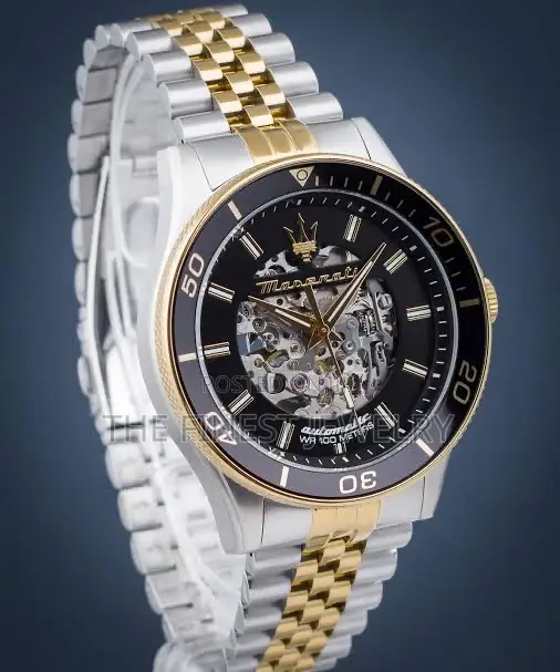 Maserati Sfida Skeleton Automatic Watch R