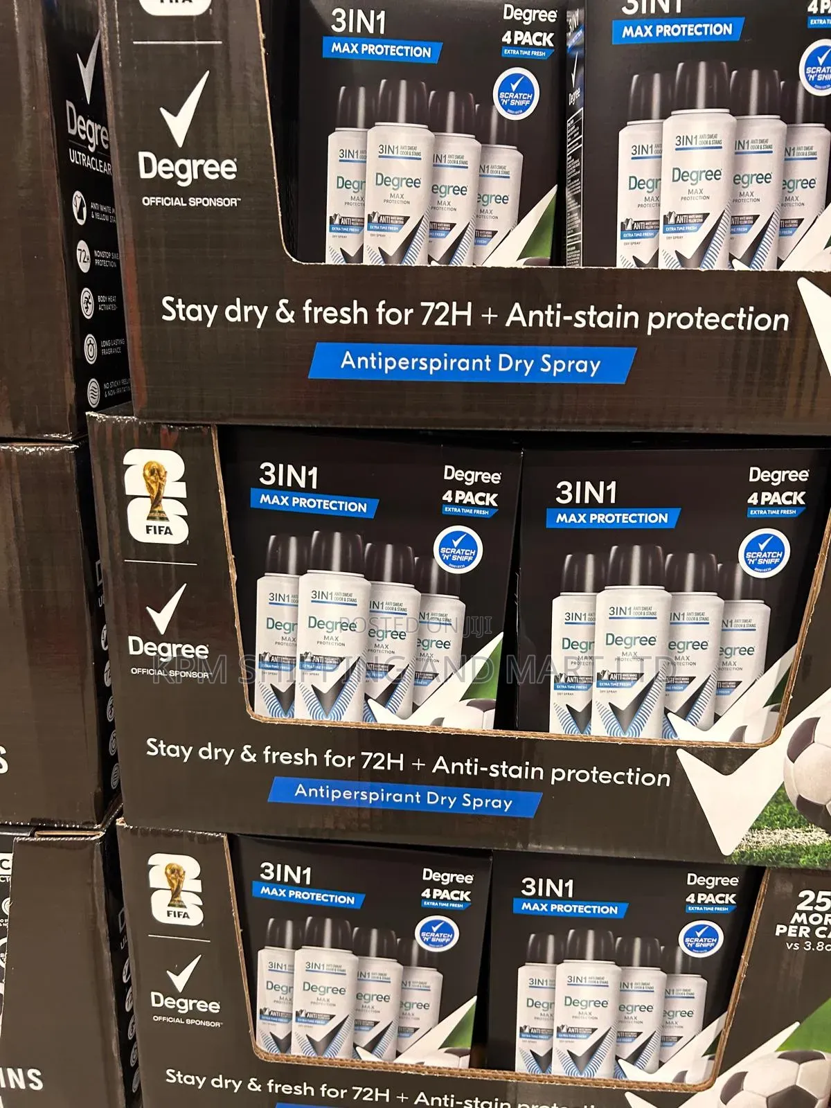 Anti Stain Degree Deodorant Spray